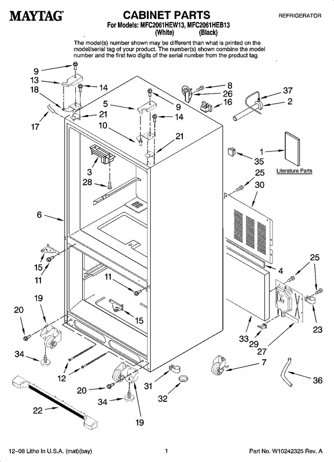 Diagram for MFC2061HEB13