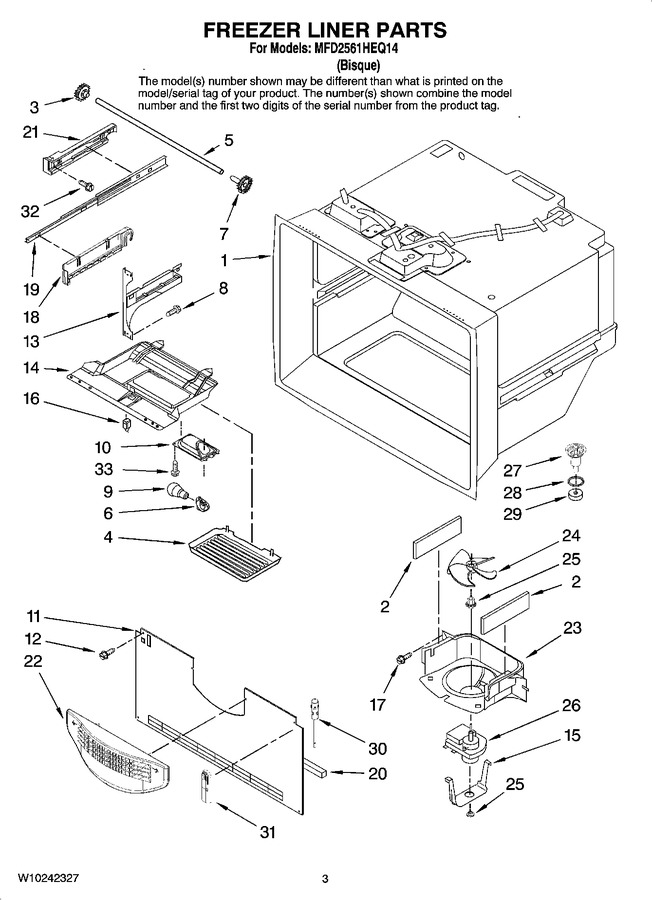Diagram for MFD2561HEQ14