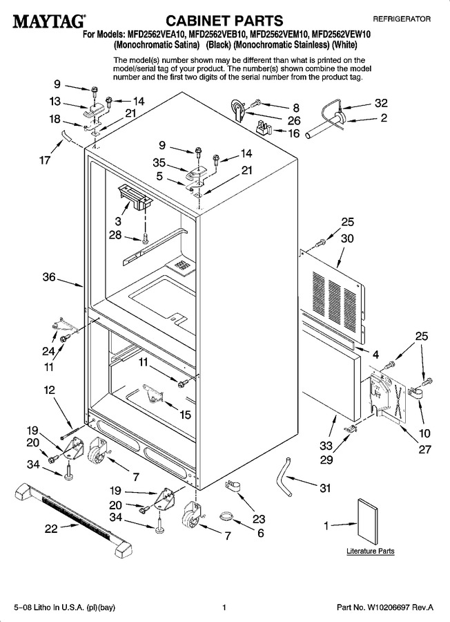 Diagram for MFD2562VEM10