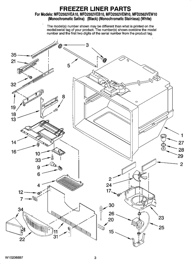 Diagram for MFD2562VEM10