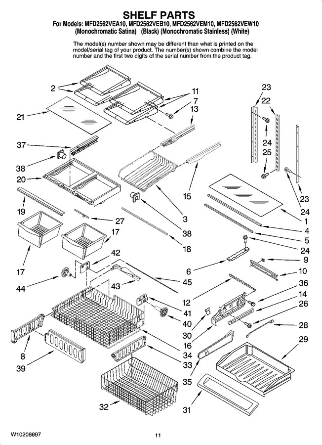 Diagram for MFD2562VEB10