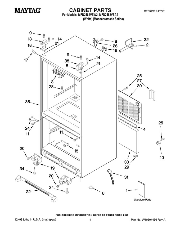 Diagram for MFD2562VEA2