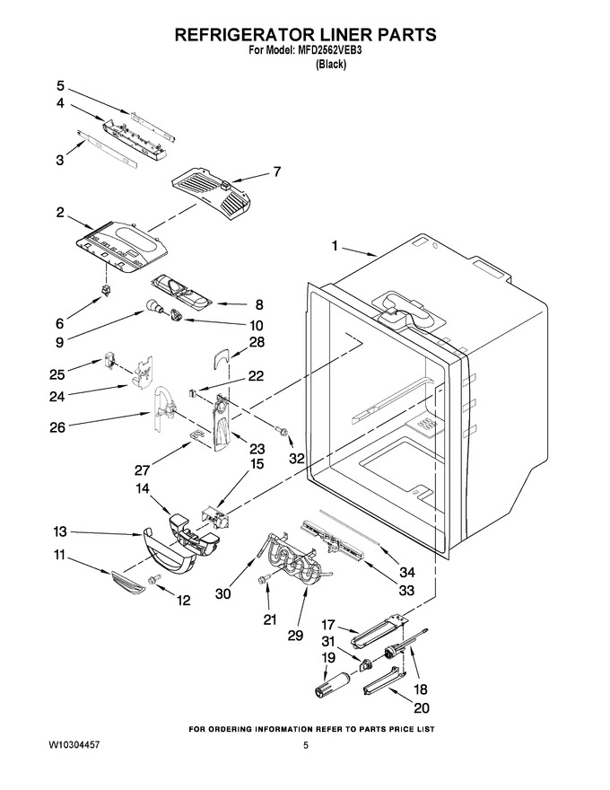 Diagram for MFD2562VEB3
