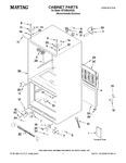 Diagram for 01 - Cabinet Parts