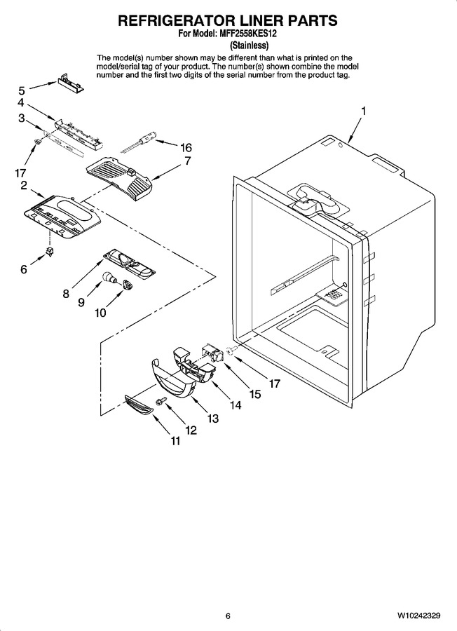 Diagram for MFF2558KES12