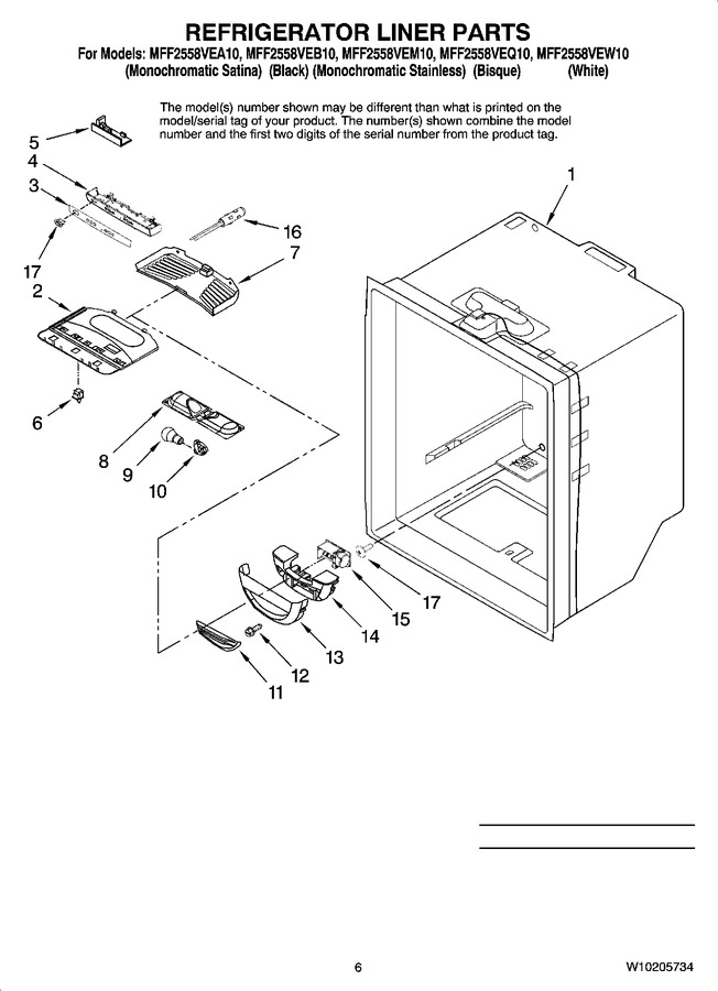 Diagram for MFF2558VEW10