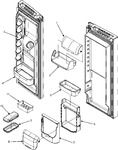 Diagram for 10 - Ref Door Storage