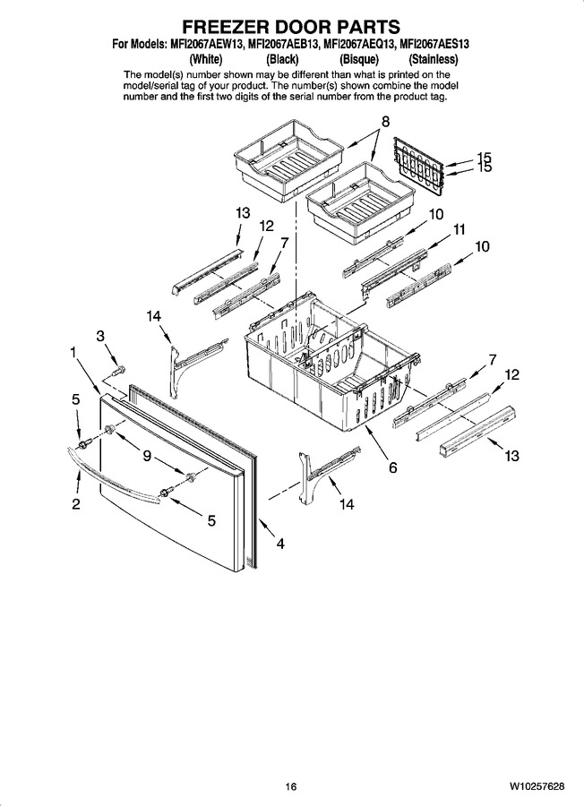 Diagram for MFI2067AEW13