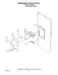 Diagram for 08 - Dispenser Front Parts