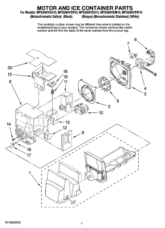 Diagram for MFI2569VEW10