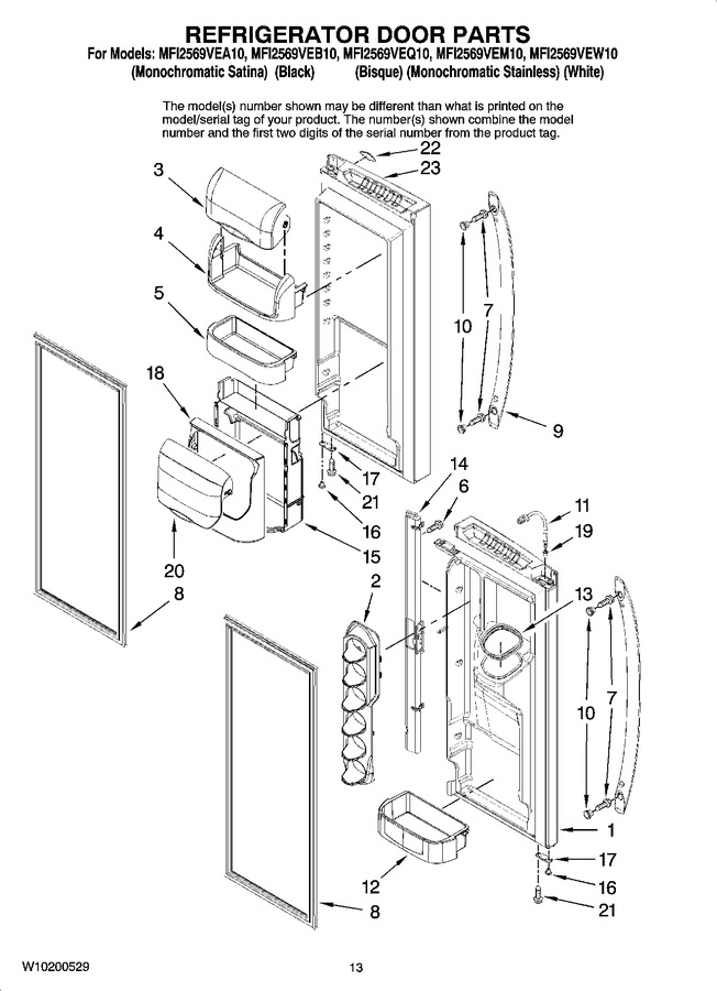 Diagram for MFI2569VEQ10