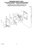 Diagram for 08 - Dispenser Front Parts