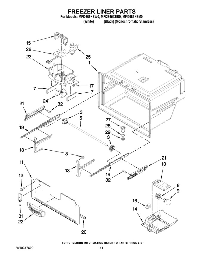 Diagram for MFI2665XEW0