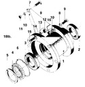 Diagram for 25 - Bearings & Trunnion Assy. (series 11)