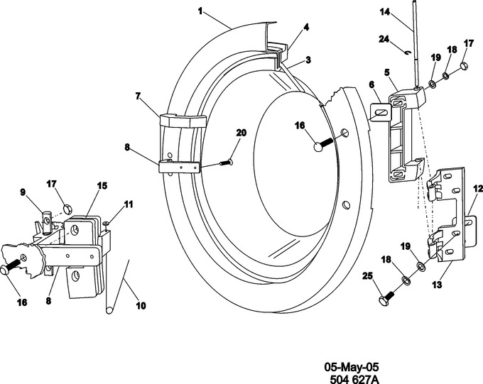 Diagram for MFR25PDCWS