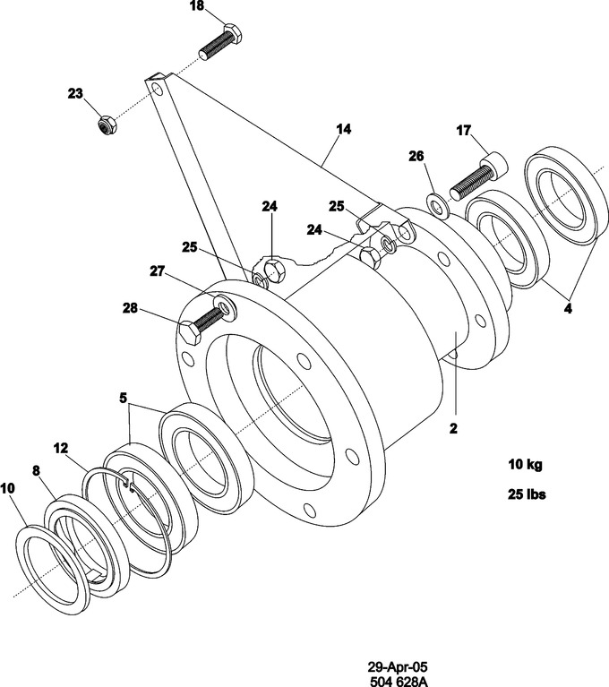 Diagram for MFR25PDCWS