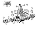 Diagram for 09 - Bearings & Trunnion Assembly