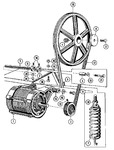 Diagram for 11 - Motor & Basket Pulley