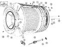 Diagram for 24 - Basket & Outer Shell Assembly(series 11)