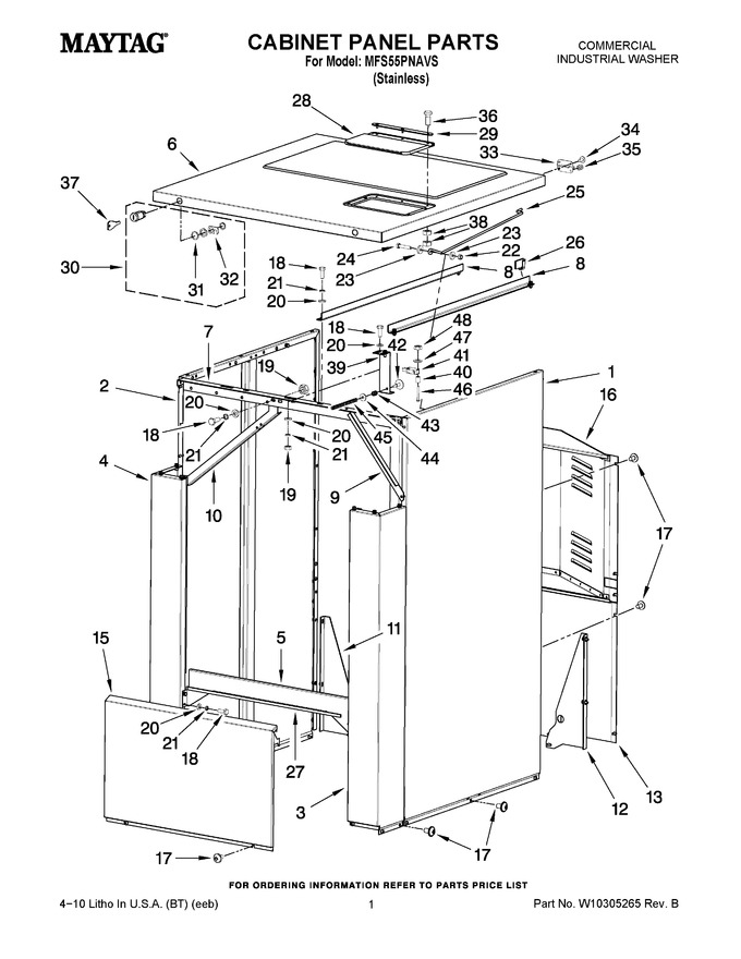 Diagram for MFS55PNAVS