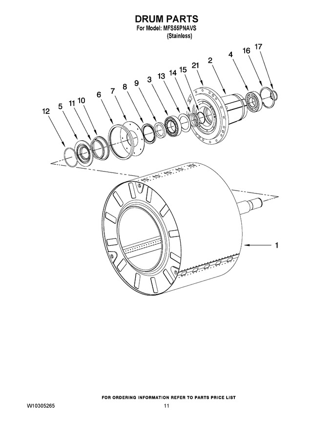 Diagram for MFS55PNAVS