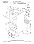 Diagram for 01 - Cabinet Parts
