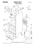 Diagram for 01 - Cabinet Parts