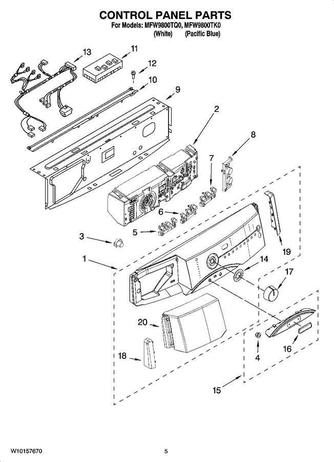 Diagram for MFW9800TK0