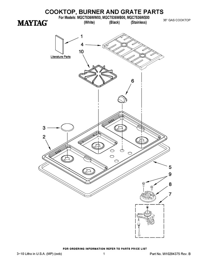 Diagram for MGC7536WW00