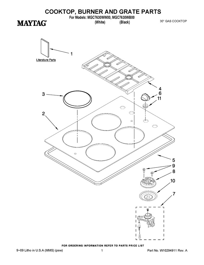 Diagram for MGC7630WB00