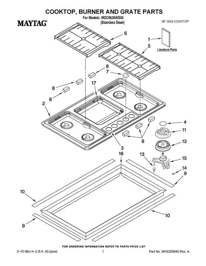 Diagram for MGC8636WS00