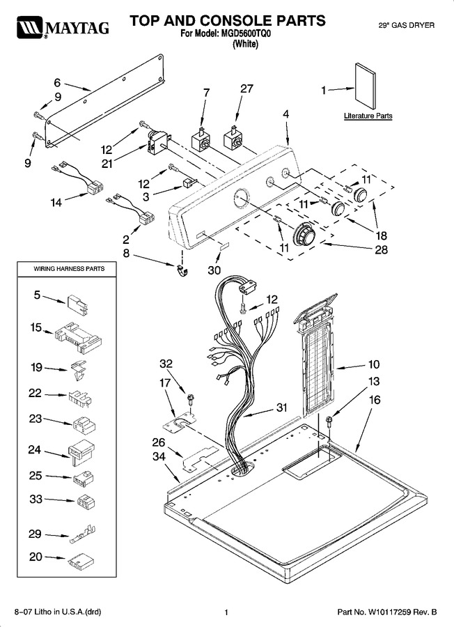 Diagram for MGD5600TQ0