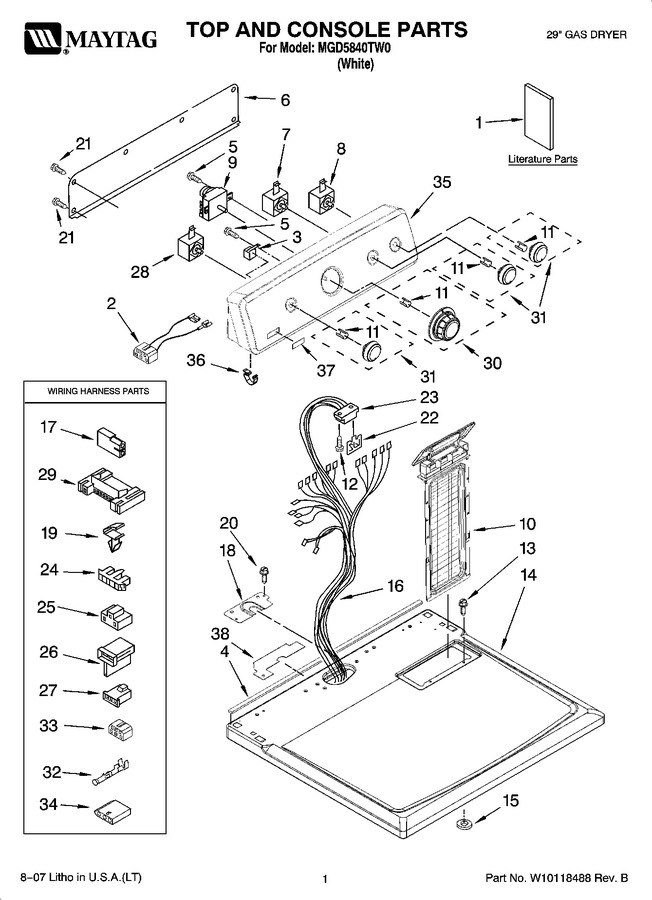 Diagram for MGD5840TW0