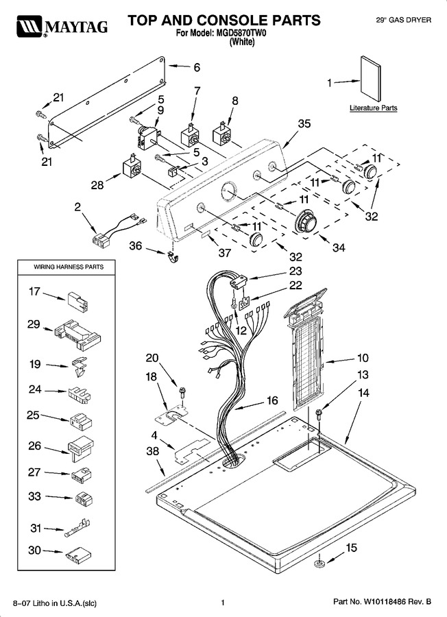 Diagram for MGD5870TW0