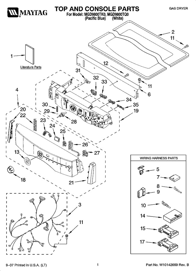 Diagram for MGD9800TK0