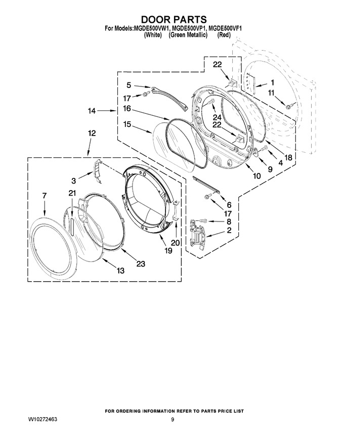 Diagram for MGDE500VW1