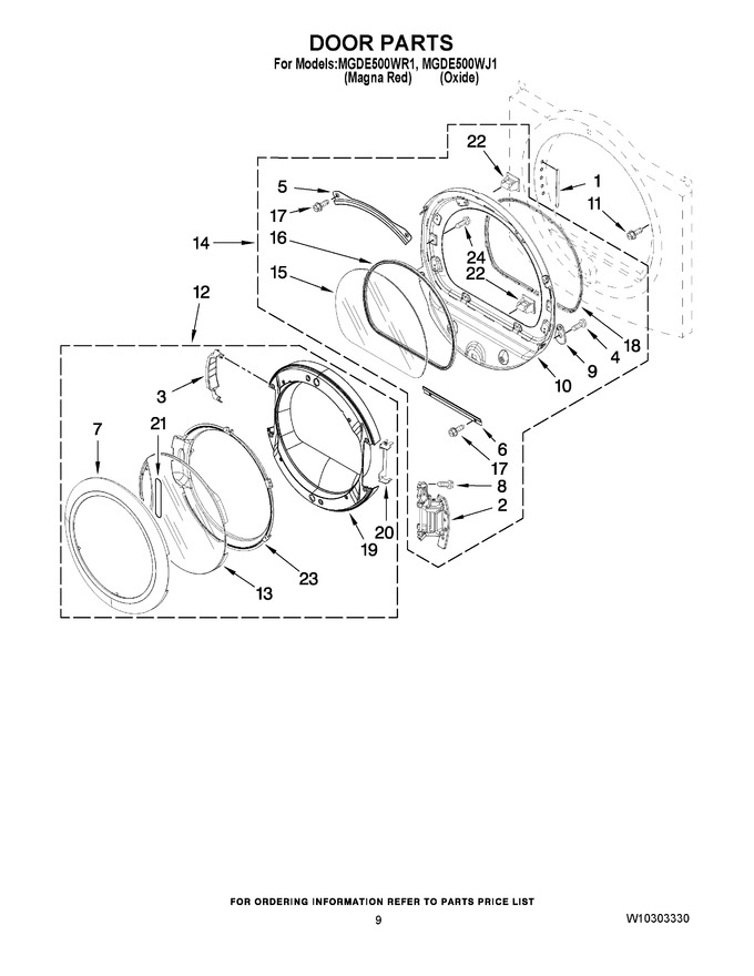 Diagram for MGDE500WR1