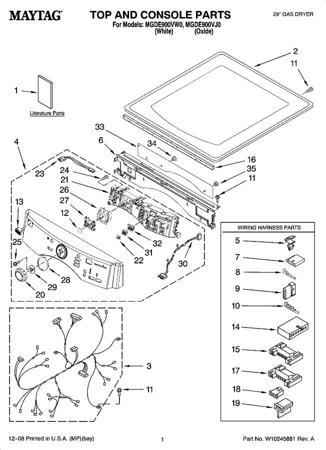 Diagram for MGDE900VW0