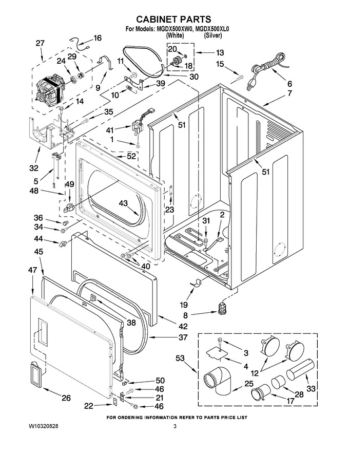 Diagram for MGDX500XL0