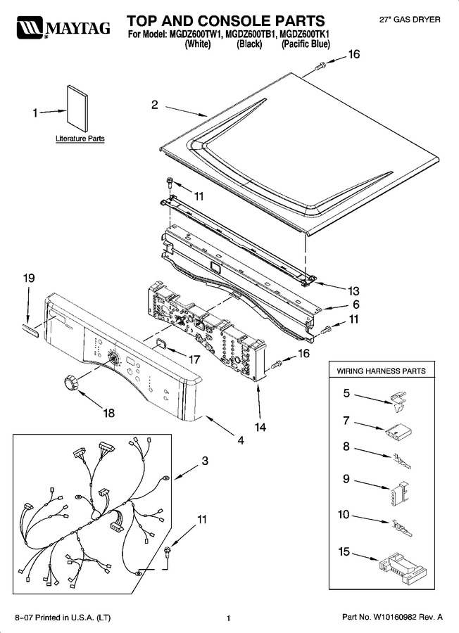 Diagram for MGDZ600TW1