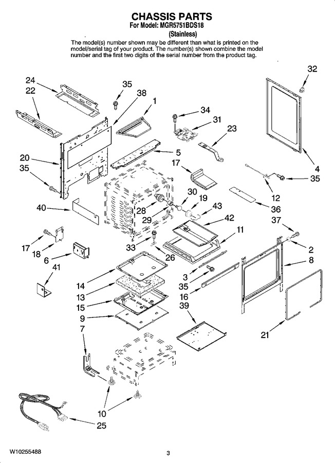 Diagram for MGR5751BDS18