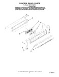 Diagram for 02 - Control Panel Parts