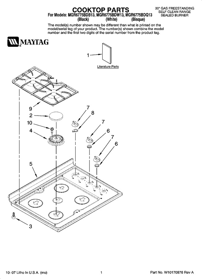 Diagram for MGR6775BDQ13