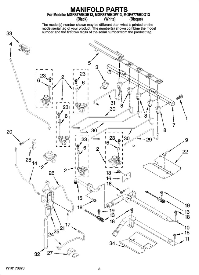 Diagram for MGR6775BDW13