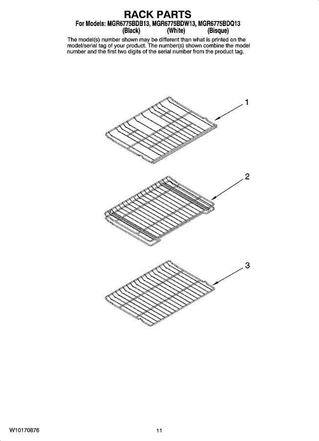 Diagram for MGR6775BDW13