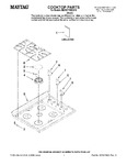 Diagram for 01 - Cooktop Parts
