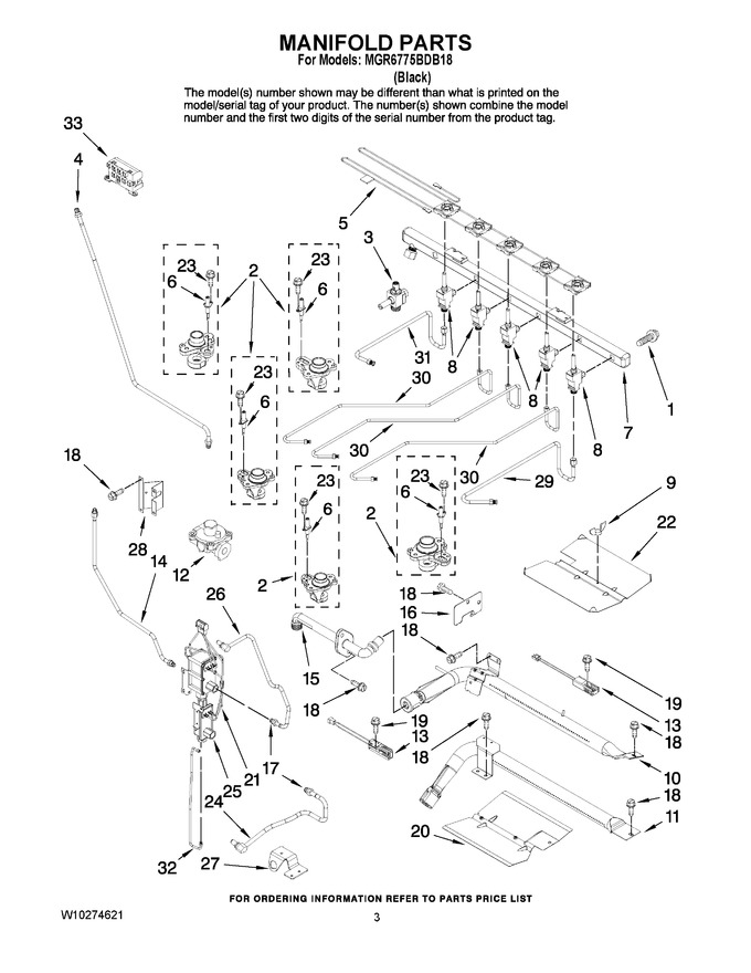 Diagram for MGR6775BDB18