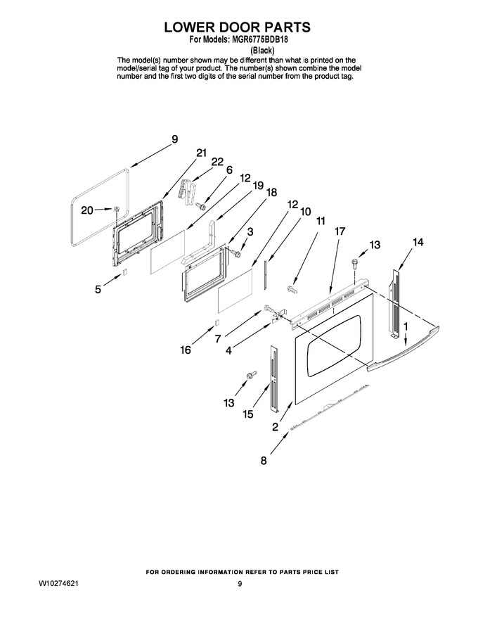 Diagram for MGR6775BDB18