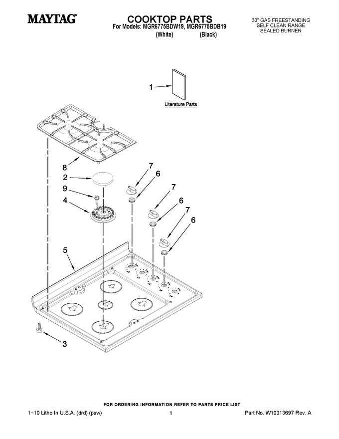 Diagram for MGR6775BDB19