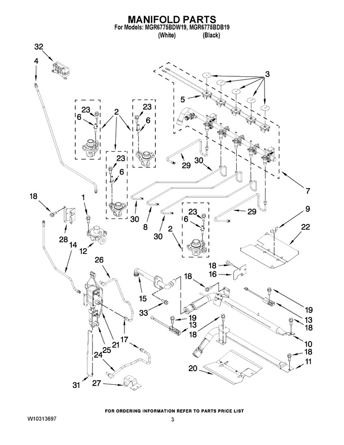Diagram for MGR6775BDW19